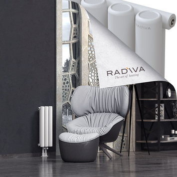 Mati Radiateur En Aluminium 600x218 Blanc - Thumbnail