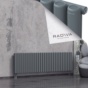 Mati Radiateur En Aluminium 600x2290 Anthracite - Thumbnail