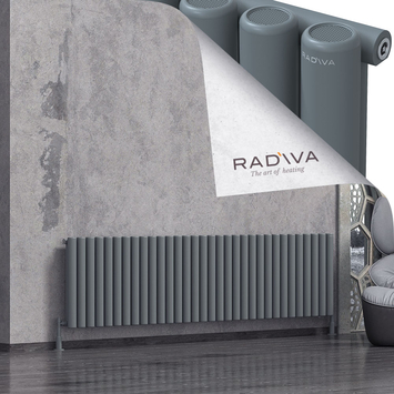 Mati Radiateur En Aluminium 600x2364 Anthracite - Thumbnail