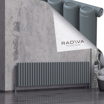 Mati Radiateur En Aluminium 600x2438 Anthracite - Thumbnail