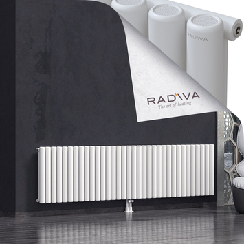 Mati Radiateur En Aluminium 600x2512 Blanc - Thumbnail