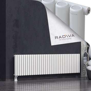 Mati Radiateur En Aluminium 600x2512 Blanc - Thumbnail