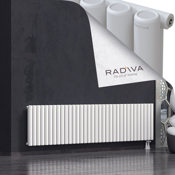 Mati Radiateur En Aluminium 600x2512 Blanc - Thumbnail