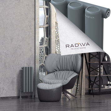 Mati Radiateur En Aluminium 600x292 Anthracite - Thumbnail