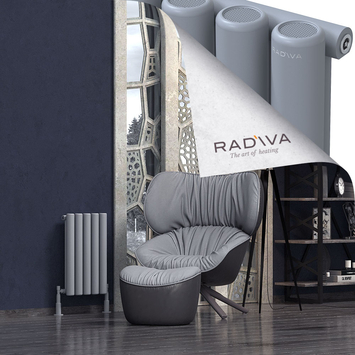 Mati Radiateur En Aluminium 600x366 Gris - Thumbnail