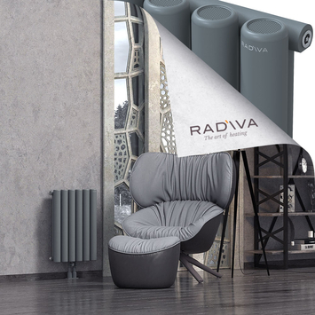 Mati Radiateur En Aluminium 600x440 Anthracite - Thumbnail