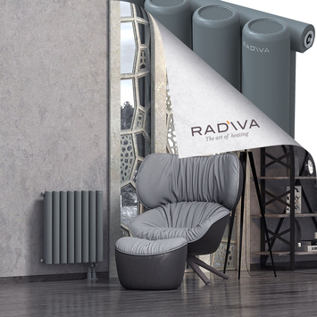 Mati Radiateur En Aluminium 600x588 Anthracite - Thumbnail