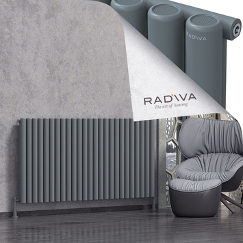 Mati Radiateur En Aluminium 900x1846 Anthracite - Thumbnail