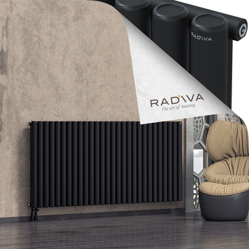 Mati Radiateur En Aluminium 900x2068 Noir - Thumbnail