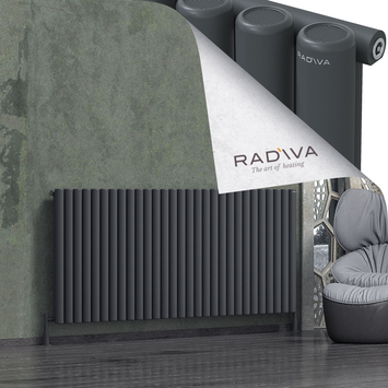 Mati Radiateur En Aluminium 900x2142 Anthracite Foncé - Thumbnail