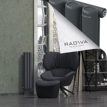 Mati Radiateur En Aluminium 900x218 Anthracite Foncé - Thumbnail