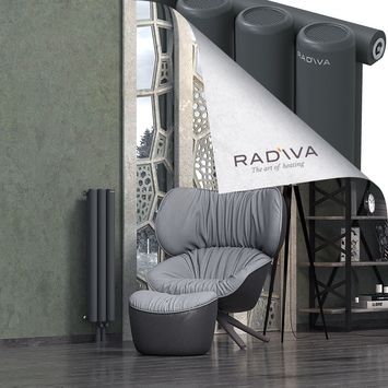 Mati Radiateur En Aluminium 900x218 Anthracite Foncé - Thumbnail