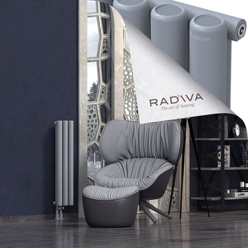 Mati Radiateur En Aluminium 900x218 Gris - Thumbnail