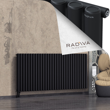 Mati Radiateur En Aluminium 900x2216 Noir - Thumbnail