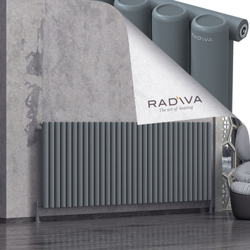 Mati Radiateur En Aluminium 900x2364 Anthracite - Thumbnail