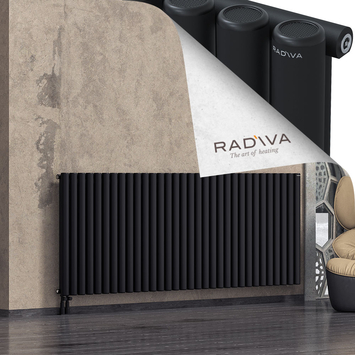 Mati Radiateur En Aluminium 900x2364 Noir - Thumbnail