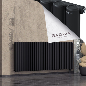 Mati Radiateur En Aluminium 900x2364 Noir - Thumbnail