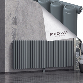 Mati Radiateur En Aluminium 900x2512 Anthracite - Thumbnail