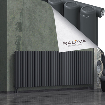 Mati Radiateur En Aluminium 900x2586 Anthracite Foncé - Thumbnail