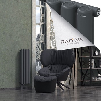 Mati Radiateur En Aluminium 900x292 Anthracite Foncé - Thumbnail