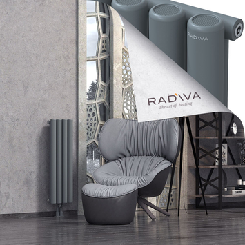 Mati Radiateur En Aluminium 900x292 Anthracite - Thumbnail