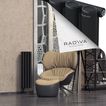 Mati Radiateur En Aluminium 900x292 Noir - Thumbnail