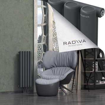 Mati Radiateur En Aluminium 900x366 Anthracite Foncé - Thumbnail