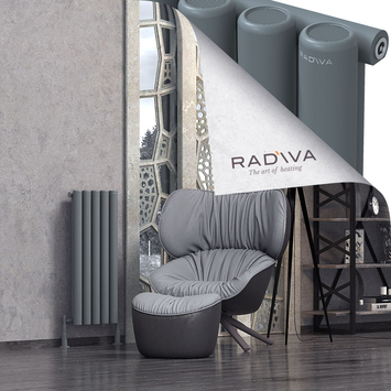 Mati Radiateur En Aluminium 900x366 Anthracite - Thumbnail