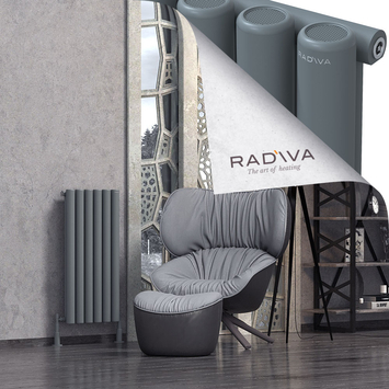 Mati Radiateur En Aluminium 900x440 Anthracite - Thumbnail