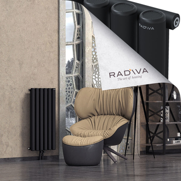 Mati Radiateur En Aluminium 900x440 Noir - Thumbnail