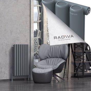 Mati Radiateur En Aluminium 900x514 Anthracite - Thumbnail