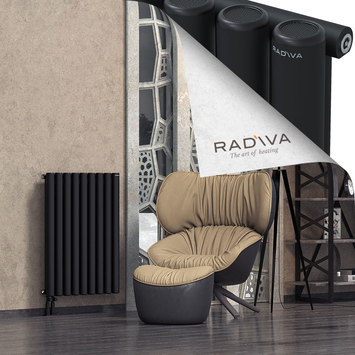 Mati Radiateur En Aluminium 900x662 Noir - Thumbnail