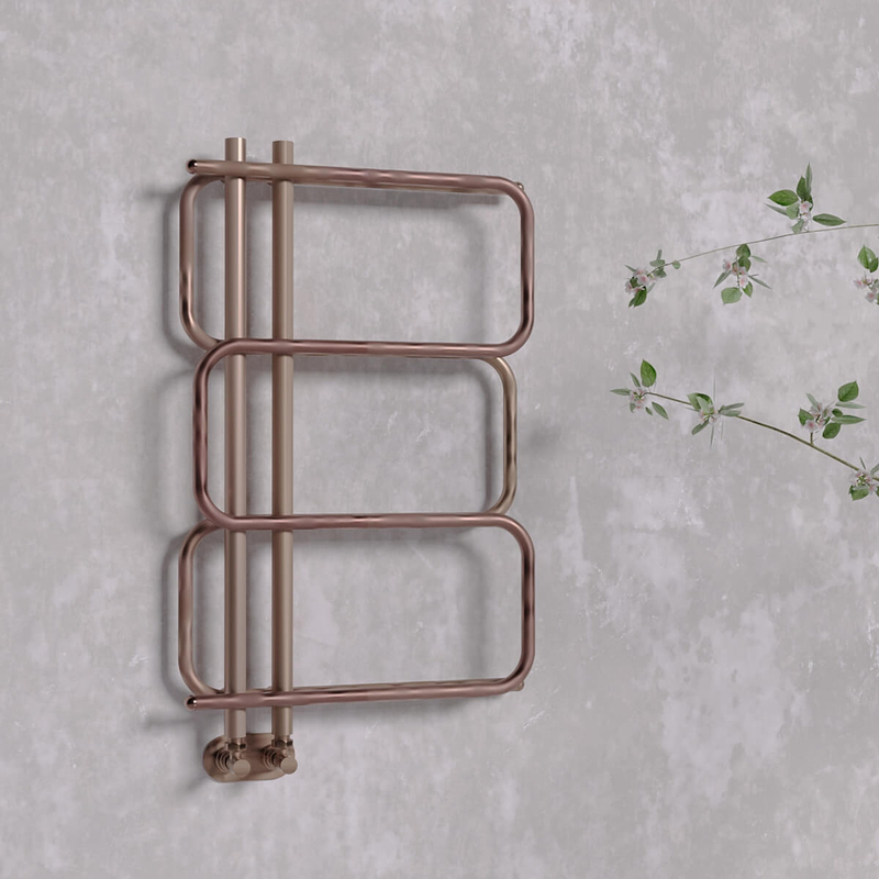 Matsu Decorative Towel Warmer 540x884 Copper Antique