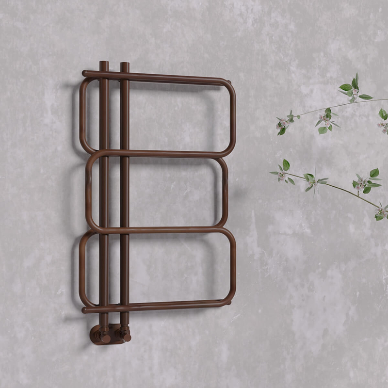 Matsu Decorative Towel Warmer 540x884 Wood Effect