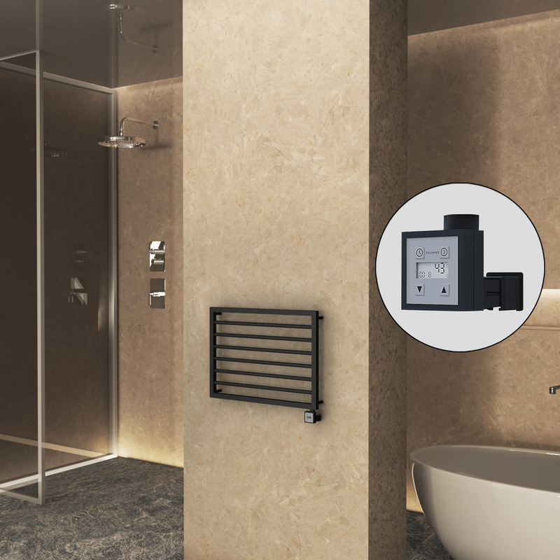 Naxos Electric Towel Warmer 800x578 Matte Black Ktx3 300 W