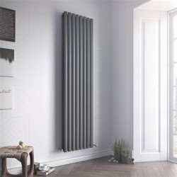 Nova Radiateur Décoratif Exclusif Panneau double 1500x410 Anthracite - Thumbnail