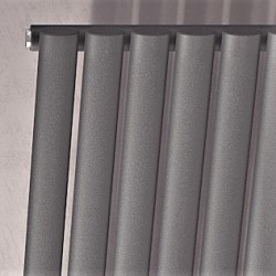 Nova Radiateur Décoratif Exclusif Panneau Unique 1800x468 Anthracite - Thumbnail