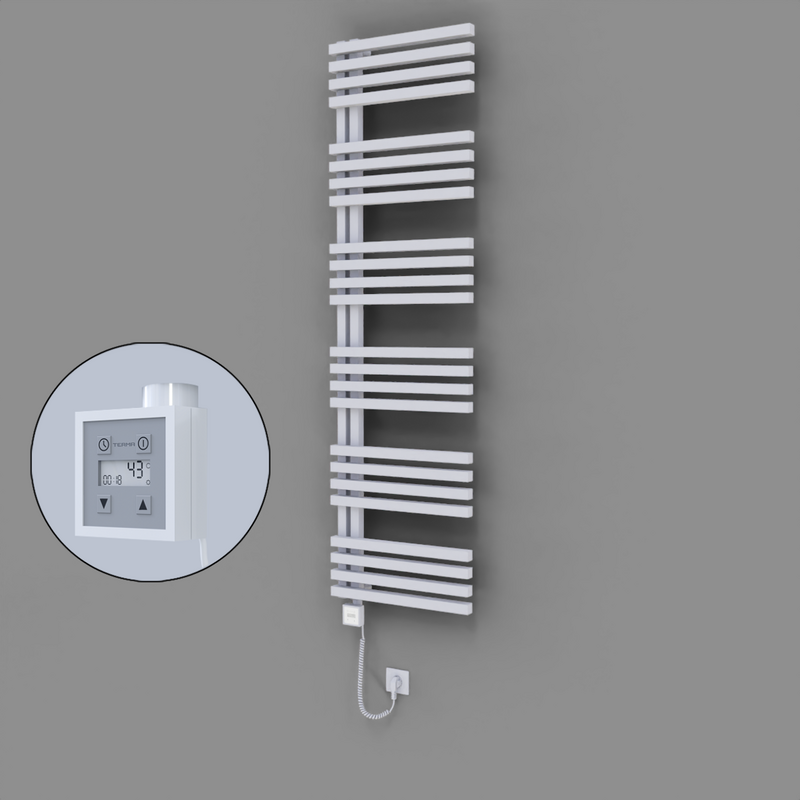 Oka Dekoratif Elektrikli Havlupan 500x1800 Beyaz (KTX3 Termostat) 1000W Spiral Kablolu