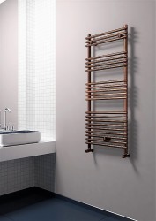 Olib Decorative Towel Warmer 500x1200 Copper Antique - Thumbnail