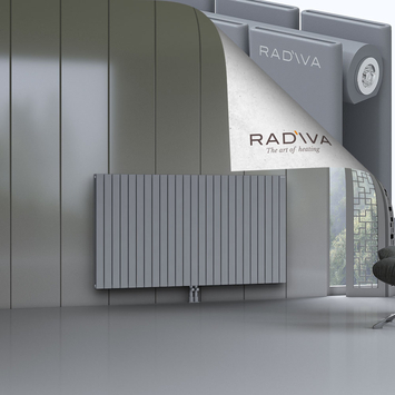 Oti Aluminium Radiator 1000x1846 Grey - Thumbnail