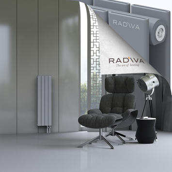 Oti Aluminium Radiator 1000x292 Grey - Thumbnail