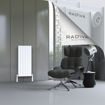 Oti Aluminium Radiator 1000x440 White - Thumbnail