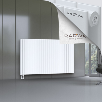 Oti Aluminium Radiator 1200x1994 White - Thumbnail