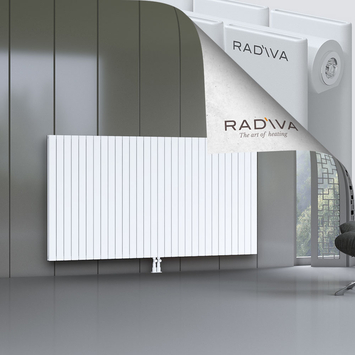 Oti Aluminium Radiator 1200x2216 White - Thumbnail