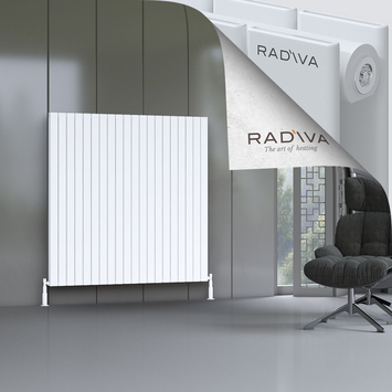 Oti Aluminium Radiator 1500x1476 White - Thumbnail