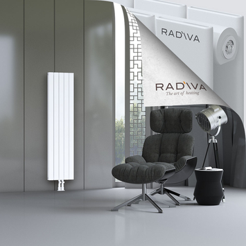 Oti Aluminium Radiator 1500x366 White - Thumbnail