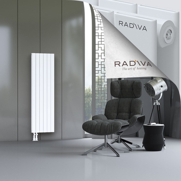 Oti Aluminium Radiator 1500x440 White - Thumbnail