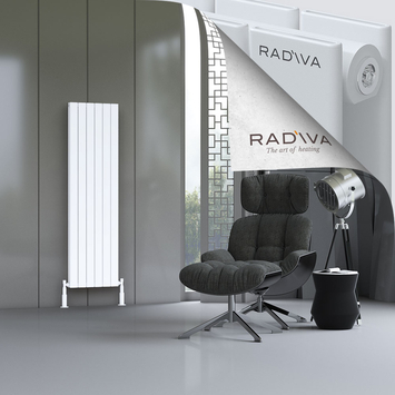 Oti Aluminium Radiator 1600x440 White - Thumbnail