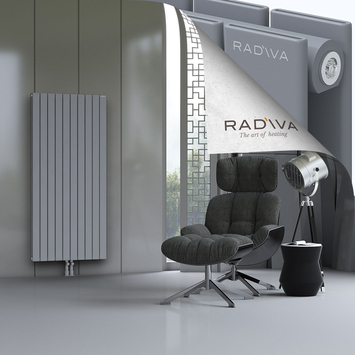 Oti Aluminium Radiator 1600x736 Grey - Thumbnail