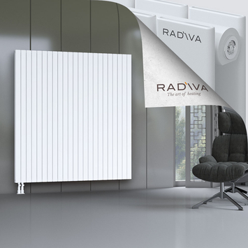 Oti Aluminium Radiator 1800x1698 White - Thumbnail